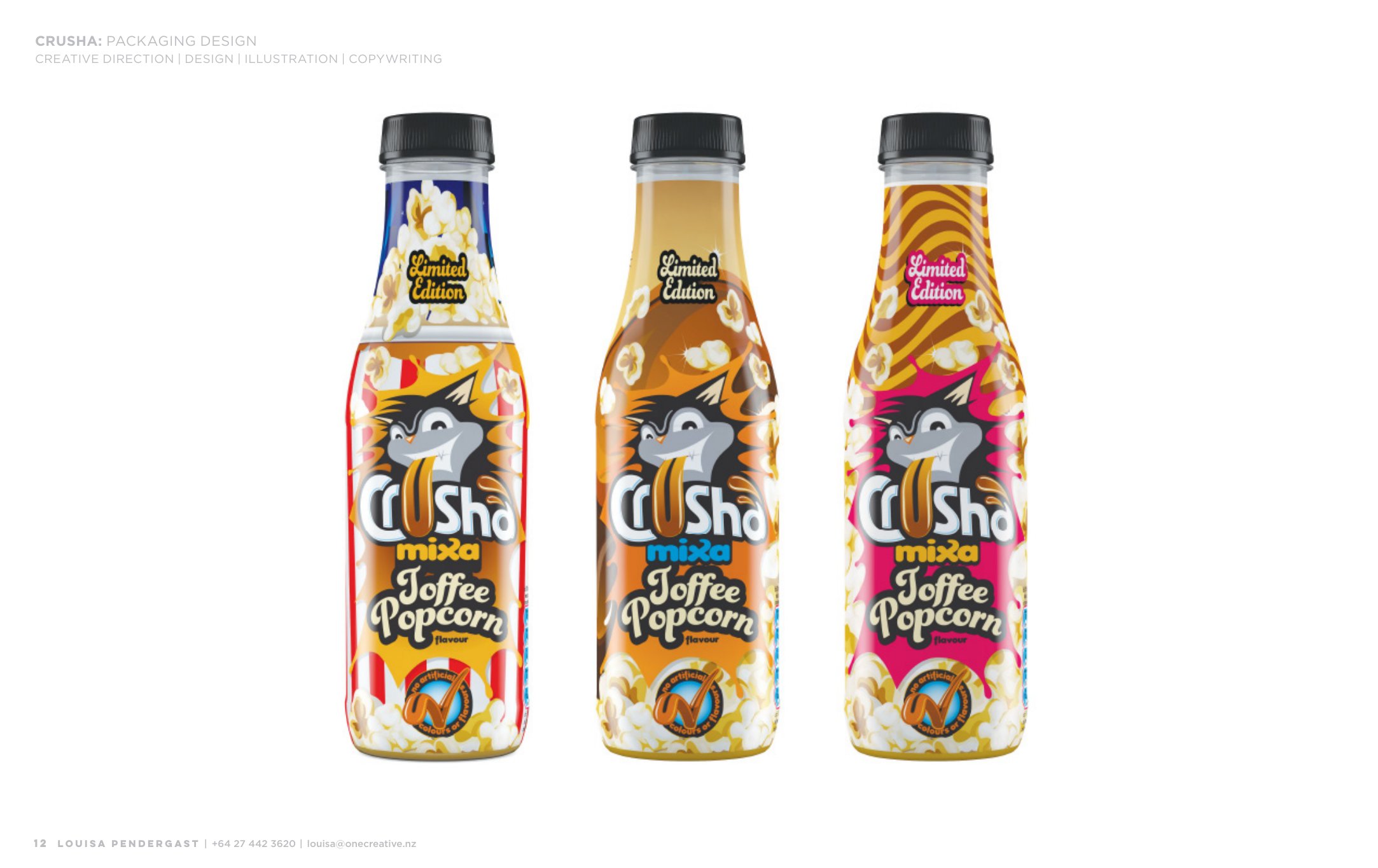 Crusha limited edition packaging design