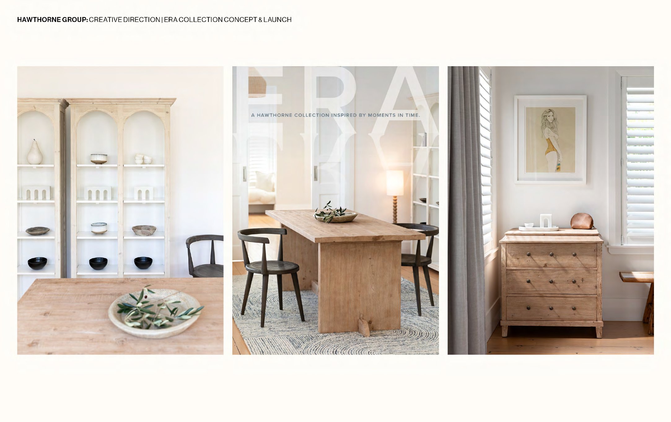 Hawthorne Era Collection launch concept