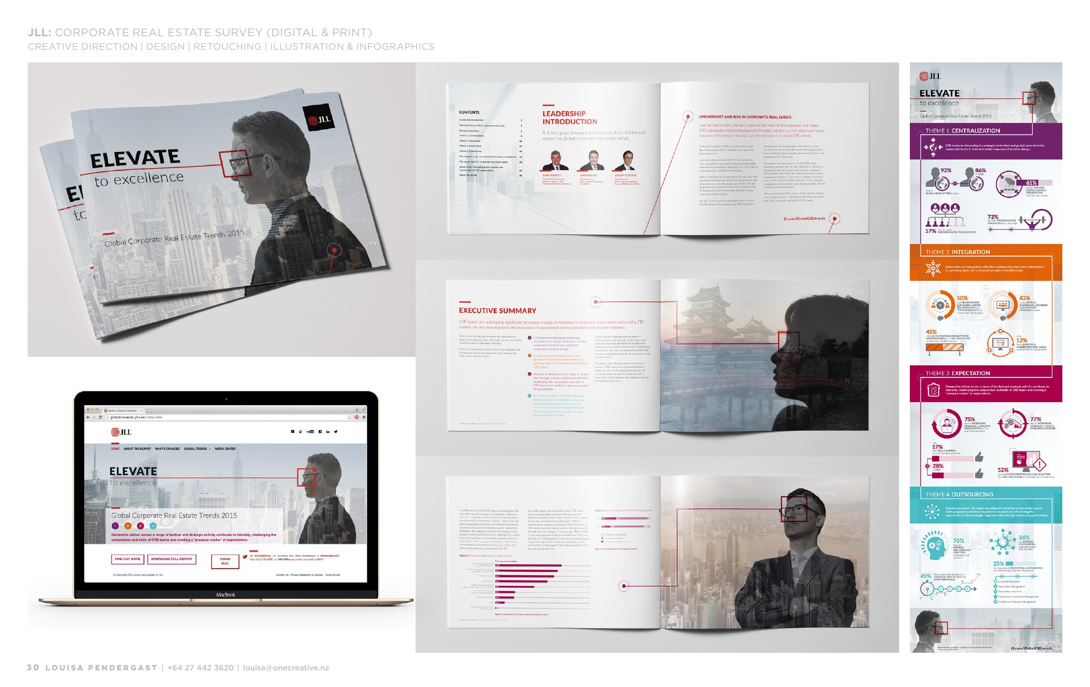 JLL Elevate to Excellence — Global Corporate Real Estate Trends report, digital and print