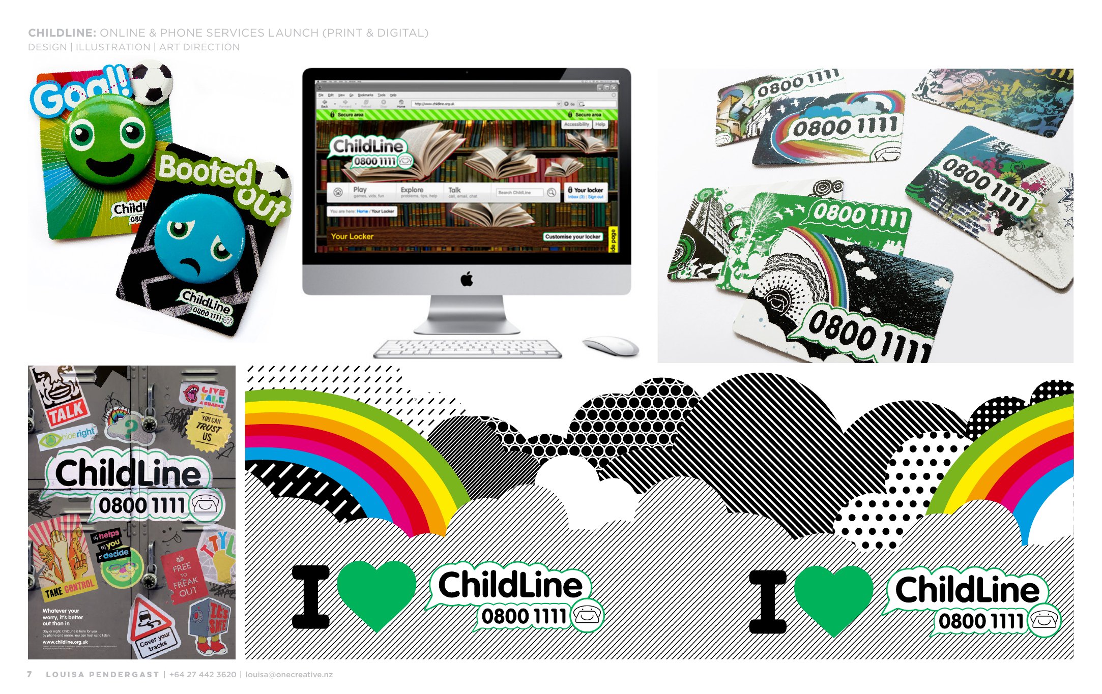 ChildLine online and phone services launch — print and digital